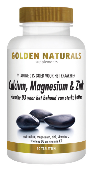 Golden naturals Calcium, magnesium & zink