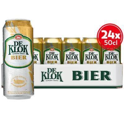 De Klok Bier (Blik, 24 × 0.5L)