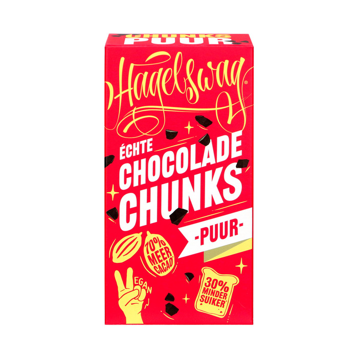 Hagelswag Ontbijtchocolade puur (165g)