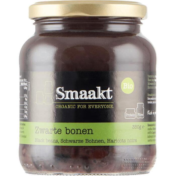 Zwarte bonen (pot, 350g)