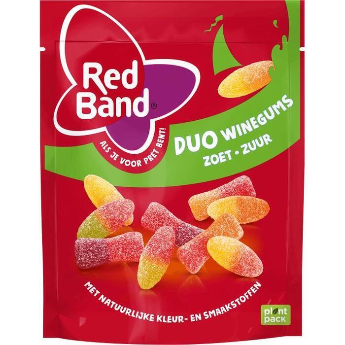 Red Band Duo Winegums Zoet Zuur 215g (215g)
