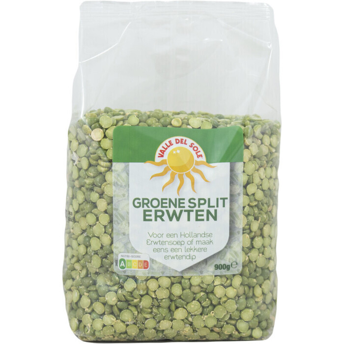 Valle del sole Groene spliterwten (900g)