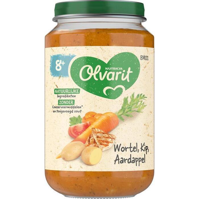 Wortel kip aardappel 8 mnd (Pot, 200g)