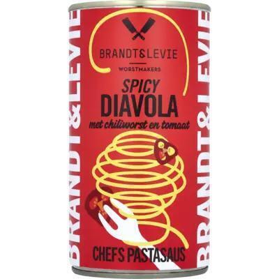Brandt & Levie Pastasaus diavola met chiliworst (500g)