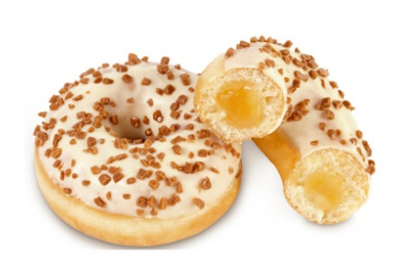 PLUS Karamel gevulde donut (73g)