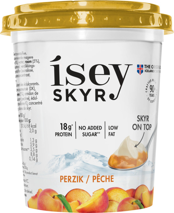 Ísey Skyr on top Perzik 400 g (400g)