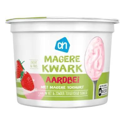 AH Magere kwark met magere yoghurt aardbei (500g)