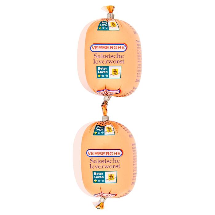 Verberghe Saksische Leverworst 2 x 150 g (300g)