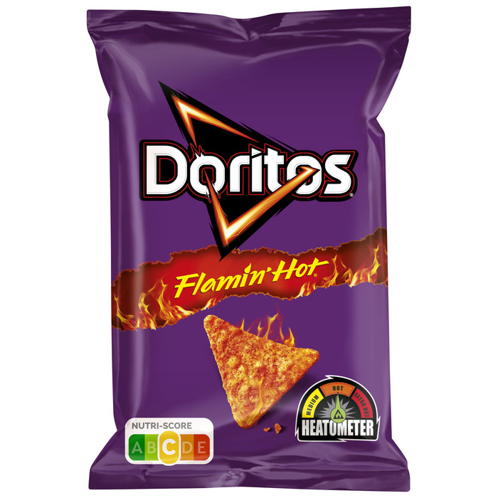 Doritos Flamin Hot Nacho Cheese Tortilla Chips 160 gr (160g)