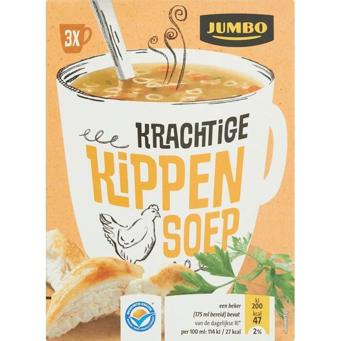 Jumbo Krachtige Kippensoep 3 Zakjes 36, 9g (36.9g)