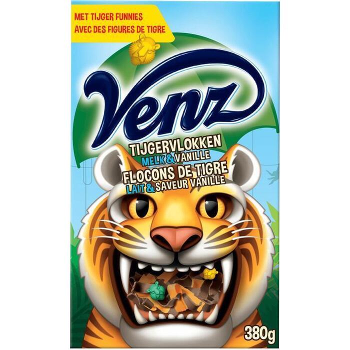 Venz Rimboe tijger vlokken melk/vanille 200 g (200g)