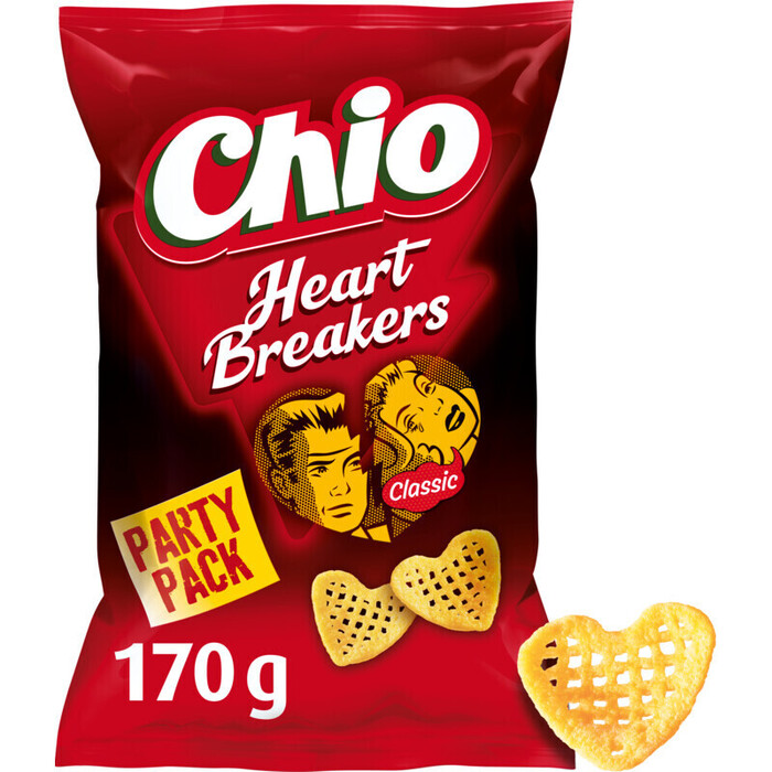 Chio Heartbreakers classic partypack (Zak, 170g)