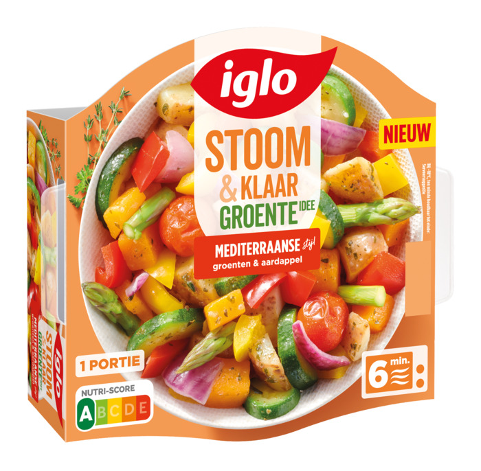 Iglo Stoom & klaar groente-idee mediterraans (300g)