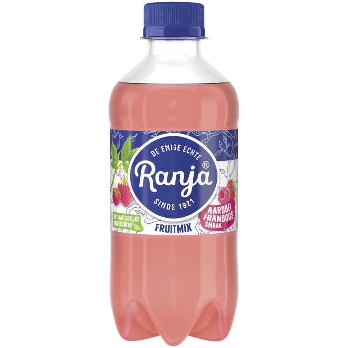 Ranja Fruitmix aardbei framboos PET 33 cl (33cl)