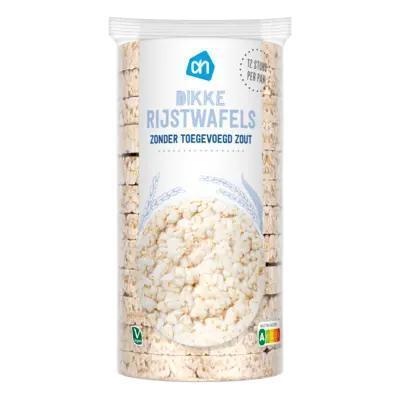 AH Dikke rijstwafels zonder toegevoegd zout (120g)