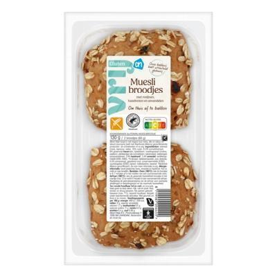 AH Glutenvrij Mueslibroodjes