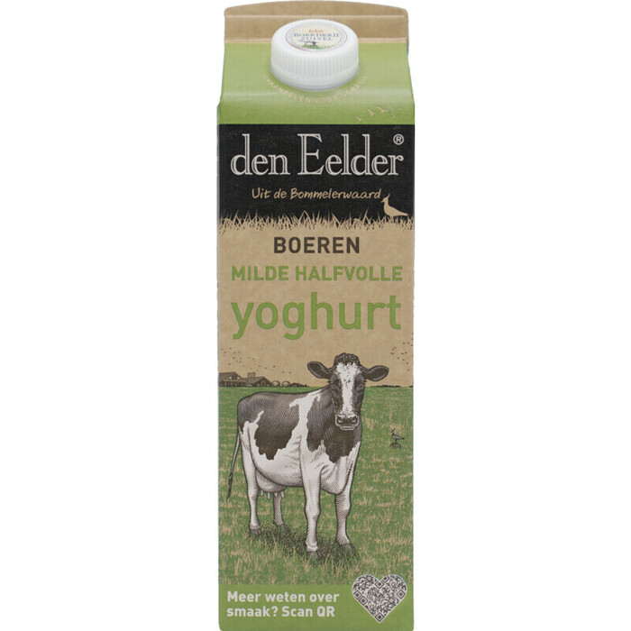 Halfvolle boerenyoghurt (Stuk, 1L)