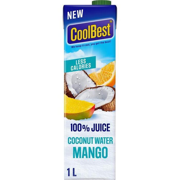 CoolBest 100% Juice Coconut Water Mango 1 L (1L)