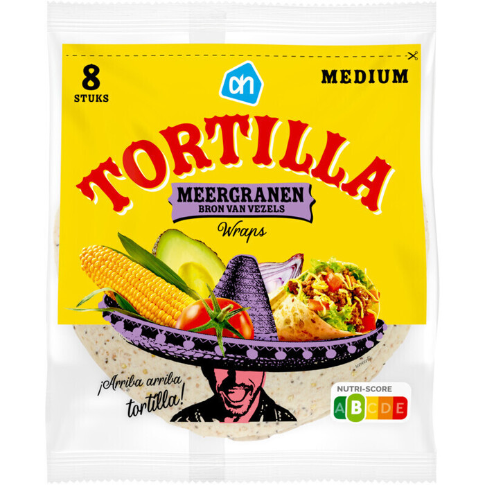 AH Tortilla meergranen wraps (320g)