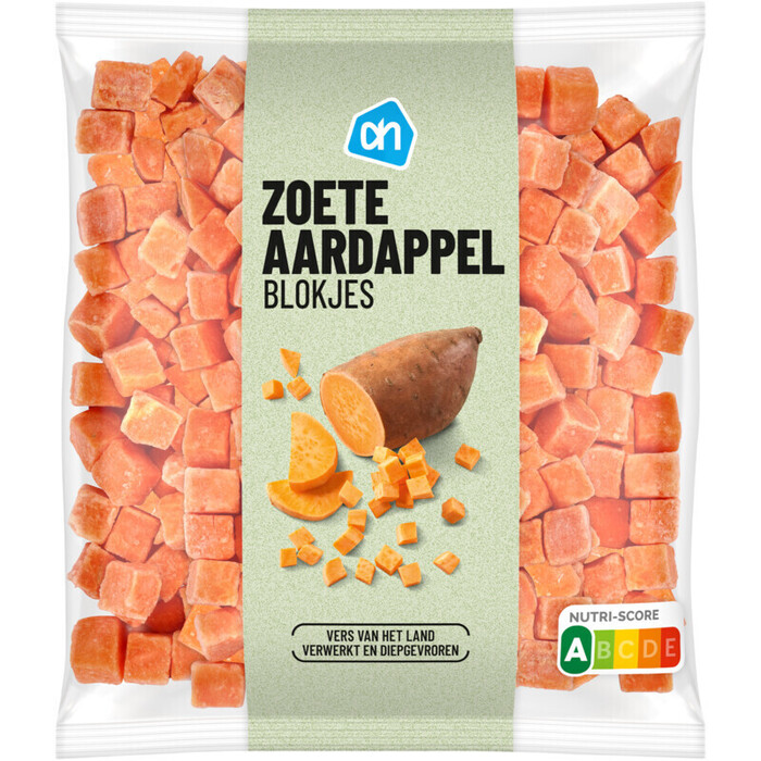 AH Zoete aardappelblokjes (450g)