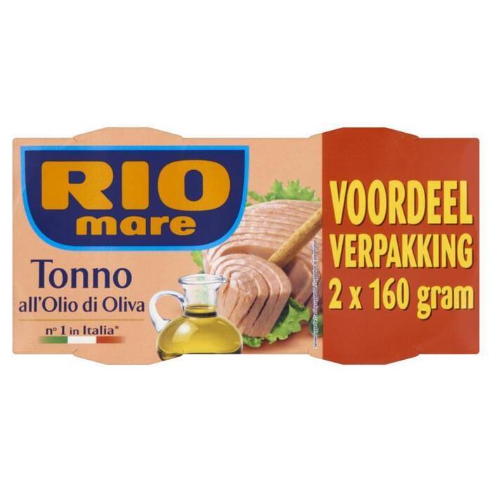 Rio Mare Tonno all'olio di oliva voordeel (2 × 160g)