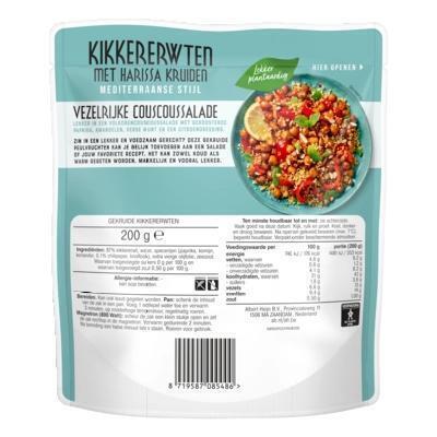 AH Terra Plantaardig kikkererwten met harissa (200g)