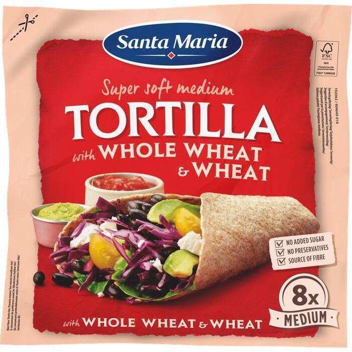 Santa Maria Tortilla whole wheat (Zak, 320g)