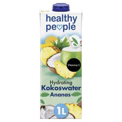 Healthy people kokoswater ananas 1l (1L)