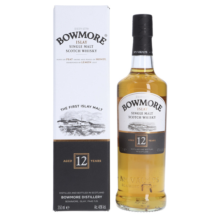 Bowmore Single malt Scotch whisky 12 years (rol, 35cl)
