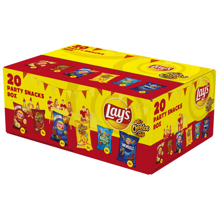 Lay's Aardappelchips 6varia 20st - Summer Box NL (492g)