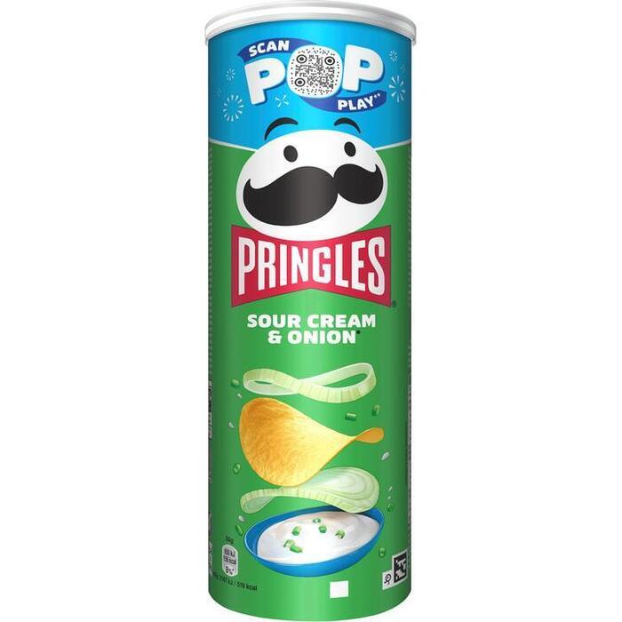 Pringles, Sour Cream & Onion (doos, 165g)