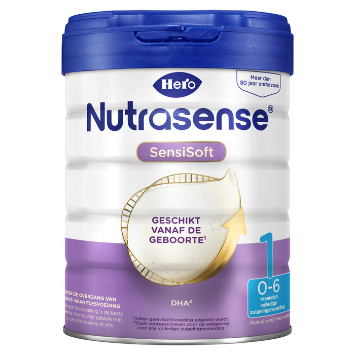 Hero Baby Zuigelingenvoeding nutrasense 1 0-6 mnd (Blik, 800g)