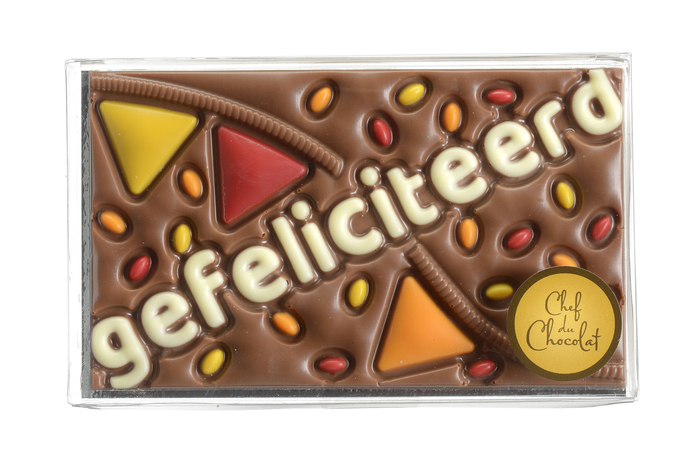 Chef du Chocolat Gefeliciteerd 150 g (150g)
