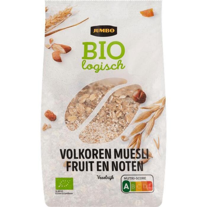 Jumbo Biologisch Volkoren Muesli Fruit en Noten 500g (500g)