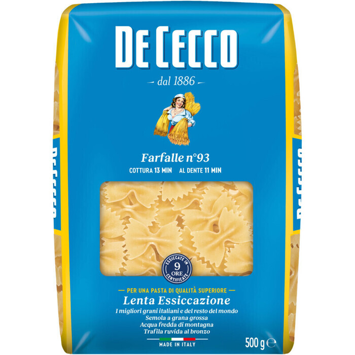 De Cecco Farfalle n° 93 (500g)