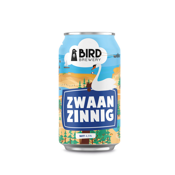 Bird Brewery Zwaan Zinnig Wit Bier Blik 33cl (33cl)
