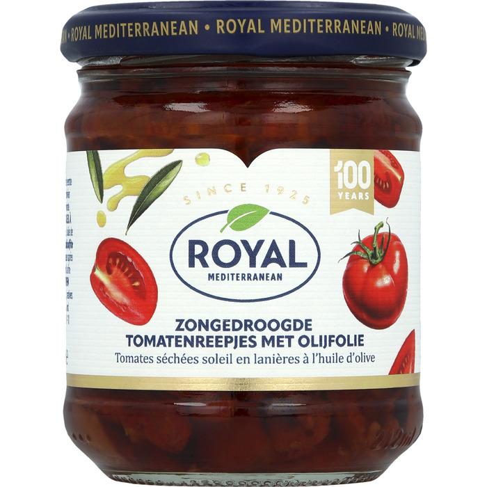 Royal Tomatenreepjes in 100% ev olijfolie (190g)