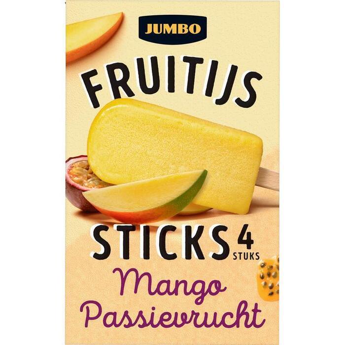 Jumbo Fruitijs Sticks Mango-Passievrucht 4 Stuks (208g)
