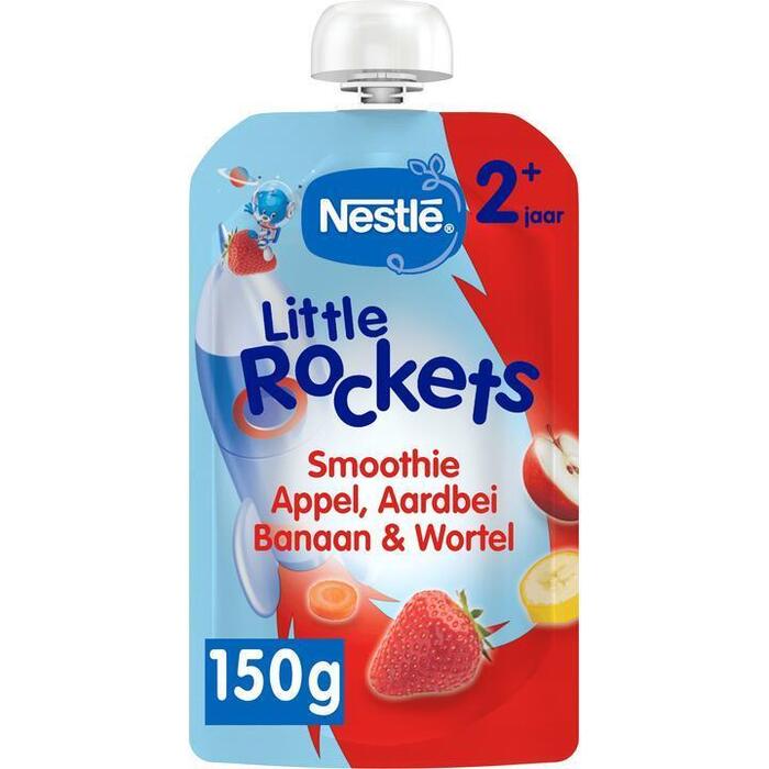 Nestlé Little Rockets Smoothie Appel, Aardbei, Banaan & Wortel 2+ Jaar 150g (150g)