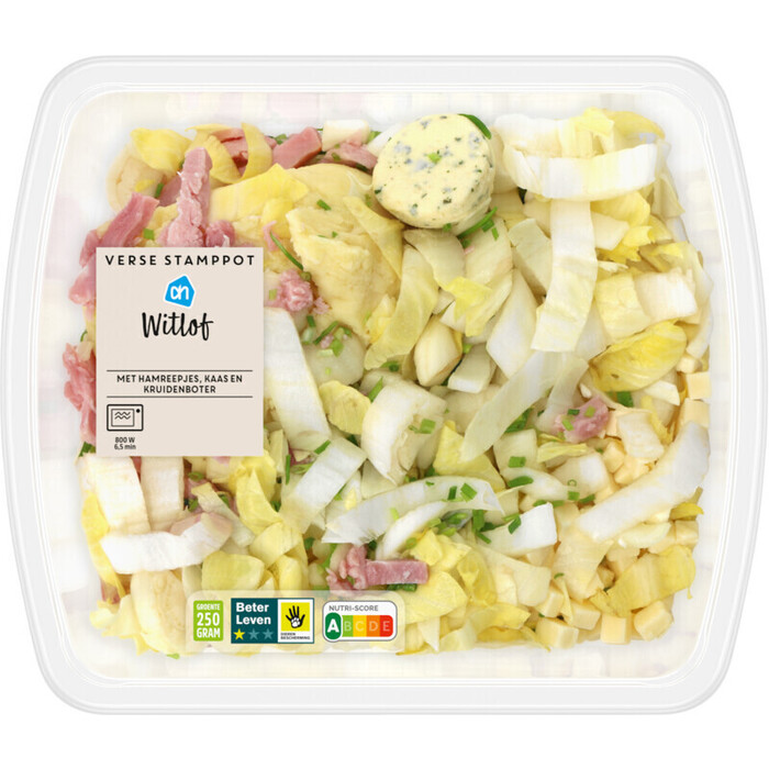 Verse stamppot witlof ham-kaas (550g)