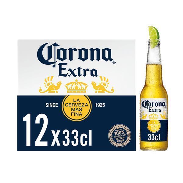 Corona Extra Mexicaans Pils Bier Flessen 12 x 330ML (3.96L)