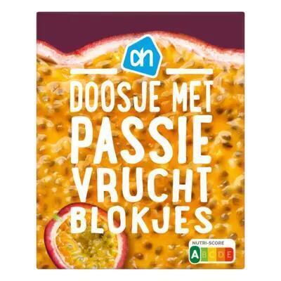 AH Doosjevol passievruchtblokjes (250g)