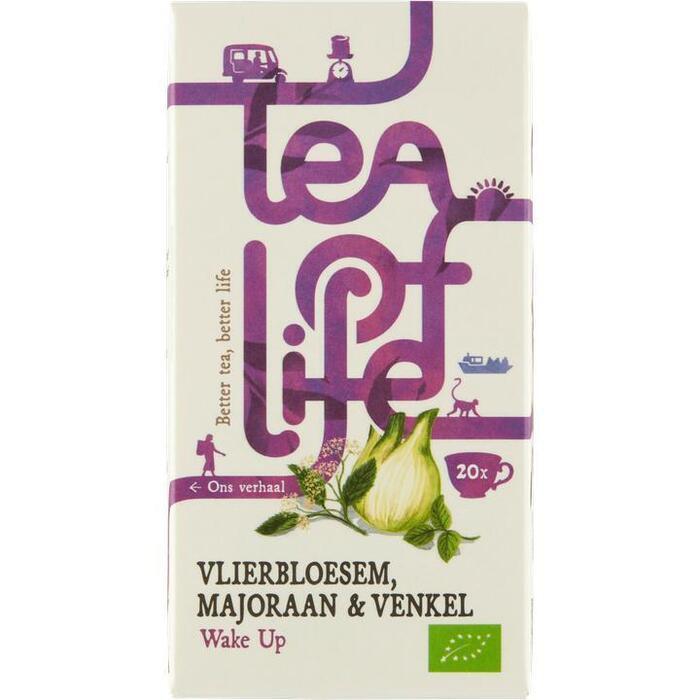 Tea of Life Vlierbloesem, Majoraan & Venkel 20 Stuks 30g (30g)