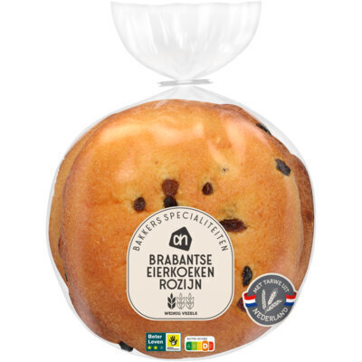 AH Brabantse eierkoeken met rozijnen