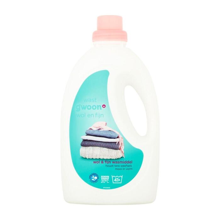 g'woon Wasmiddel vloeibaar wol & fijn (1.35L)