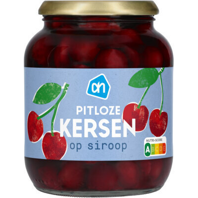 Kersen op siroop zonder pit (pot, 700g)