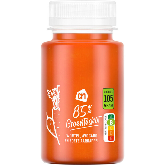 AH 85% Groenteshot Wortel (125ml)