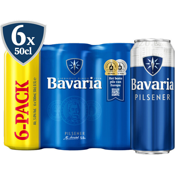 Bavaria Pilsener 6-pack (6 × 0.5L)