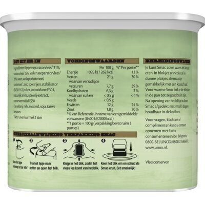 Unox Smac XXL de enige echte (Blik, 340g)