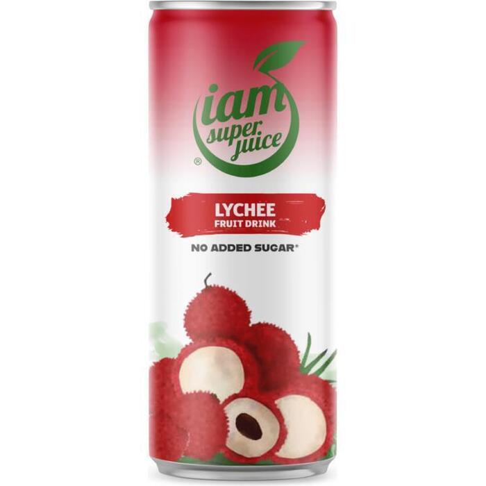 Iam Super Juice Lychee 330ml (Blik, 33cl)